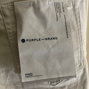PURPLE Brand Men's White Jeans